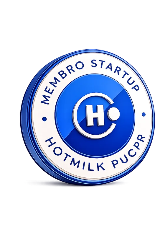 Selo Membro Startup HOTMILK PUCPR
